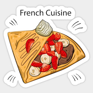 French Cuisine Concept Sticker